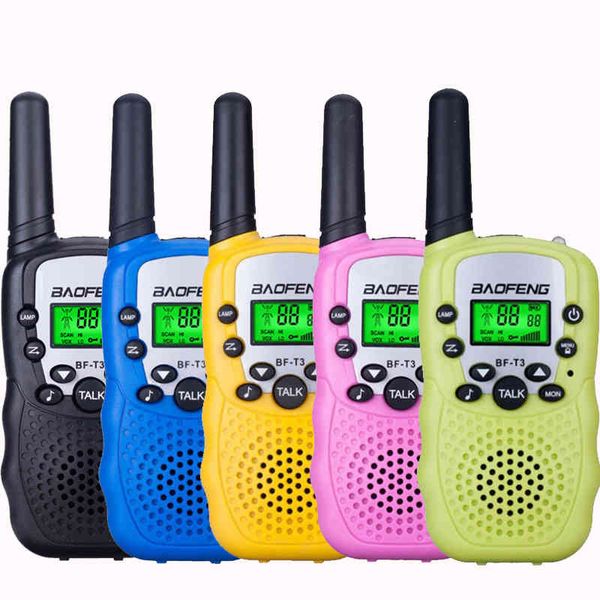 Baofeng BF T3 talkie-walkie enfants 2 pièces Comunicador strophe rao pour bambini 100-800M talkie-walkie regalo natale di complean