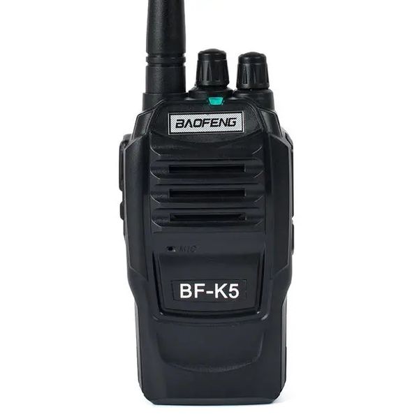 Baofeng K5 Walkie Talkie 5W UHF 16CH Noir 1800mAh Li-ion Deux voies Amateur Kids Joy Radio -Plug