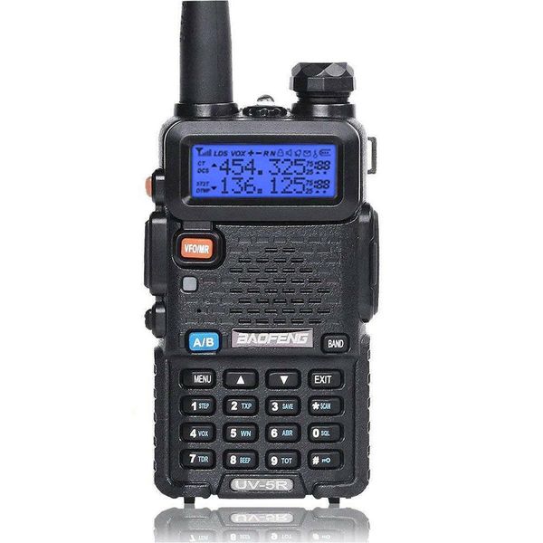Baofeng UV-5R Radio bidirectionnelle bidirectionnelle VHF UHF Talkie-walkie LCD rétroéclairé