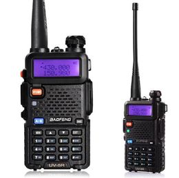 BaoFeng UV-5R UV5R talkie-walkie double bande 136-174Mhz 400-520Mhz émetteur-récepteur radio bidirectionnel avec batterie 1800mAH écouteur gratuit (BF-UV5R)