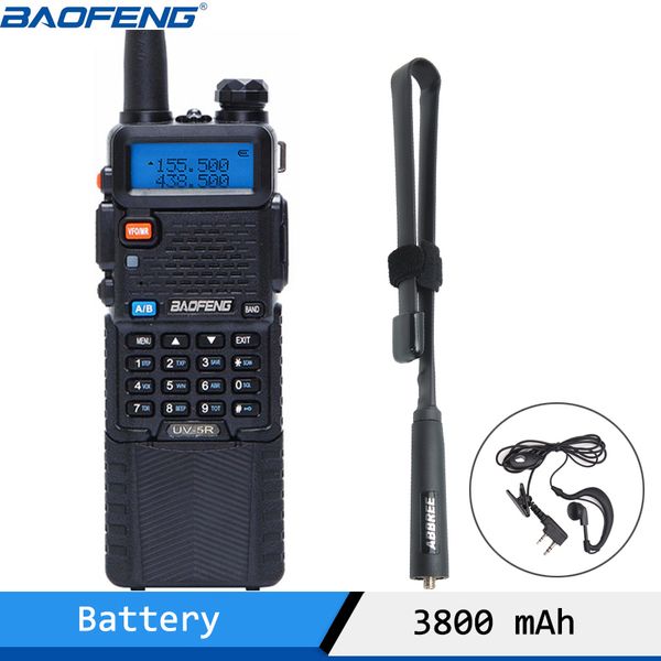 Baofeng UV-5R talkie-walkie double bande VHF UHF 136-174 MHz 400-520 MHz Pofung UV 5R Portable 5 W Radio bidirectionnelle BF-UV5R