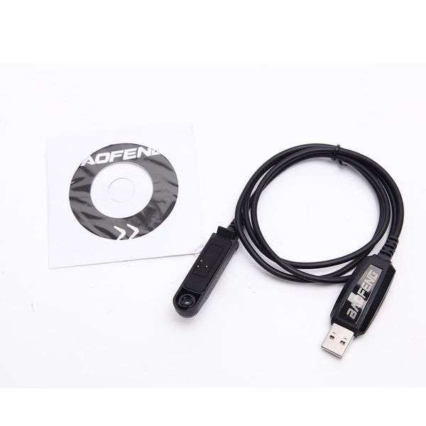 De Baofeng UV-9RBF-A58 programación por cable USB a prueba de agua para Baofeng UV-XR UV 9R BF A58 walkie talkie con CD con los controladores