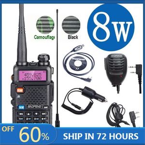 BAOFENG UV5R Walkie Talkie 10km Real 8 W Twee-weg Radio UV-5R Draagbare Ham Walkie-Talkie FM Transceiver Amateur