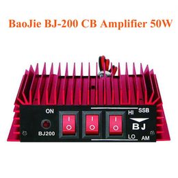 BaoJie BJ-200 CB Radio amplificador de potencia 50 W HF amplificador 3-30 MHz AM FM SSB CW Walkie Talkie CB amplificador 226Q