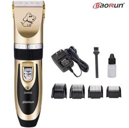 Baorun Professionele Hond Haar Trimmer Kat Dieren Grooming Clippers Oplaadbare Elektrische Kapsel Machine Scheerapparaat 110-240V AC