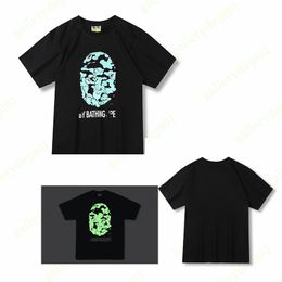 bape T-shirts goedkope sportieve Dames T-shirts Trends Designer Katoen Korte mouwen Luxe Haaien T-shirts Kleding Straat Shorts Mouwen Kleding bapesta T-shirt JWQS