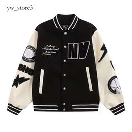 Bapesta Baseball Manteau Bapes Veste Uniforme Mode Varsity Veste Haute Qualité Boutonnage Chaud Flocage Manches En Cuir Letterman Vestes Mens Designer Vêtements 3