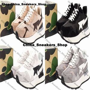 BapeSta Heren Maat 12 Sneakers A Bathing Ape Roadsta Express Schoenen Designer Dames Us12 Trainers Zapatillas Casual Us 12 Tennis Eur 46 Hardlopen Scarpe Jeugd Grijs Zwart