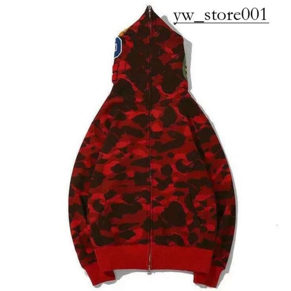 Bapestar Hoodie Mens Designer Sweat à capuche Full Zip Up Hoodies Oversized Camouflage Bapestar Kids Kids Long Mancheve Womens Tech Fleece Cardigan Coat 2279