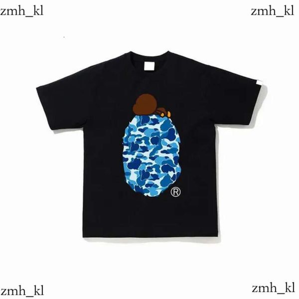 Bapestars Shirt for Men Summer Tees Designers Fashion T-shirts Loose Fashion Brands Tops S Vêtements décontractés S Short Street Shorts Clothes Tshirts 2477