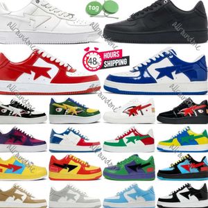 Bapestases Designer Shoes Sneakers For Mens Womens Low Top Black White's Men's Casual Chores Mens Outdoor Fashion Trainers Basketball Chaussures