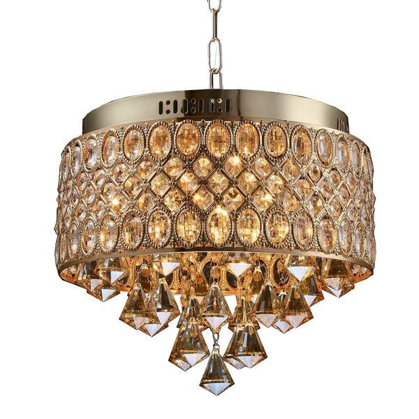 Bar Counter Pendentif Lampe Tawny Crystal Moderne Salon Royal Chambre à coucher suspendue Lumières Restaurant Drop Drop Lighting Fixtures