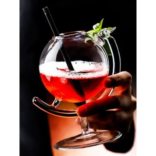 Bar Globe Cocktail Cup Personnalize Western Restaurant Wine Cup Creative Creative Cold Drink Cuptups Supplies Arestary Accessoires 240424
