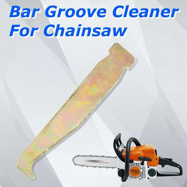 Nettoyeur de rainure de barre de pièces d'outils pour nettoyer les rails sur la barre de guidage de tronçonneuse HUSQVARNA