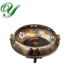 Bar Mini outdoor picknick alcohol camping kachel winddicht metalen draagbare chafing heater koperen hotpot fornuis buffet voedsel warmer houder f