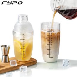 Produits de bar 1/4 PCS Cocktail Shakers Plastique Martini Shaker 350/500/700/1000ml Bénéresser