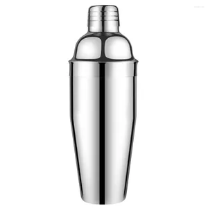 Produits de bar 3 PCS Cocktail Shaker Passoire intégrée en acier inoxydable Vin Martini Boisson Mélangeur 750 ml pour outil de barman en gros XB