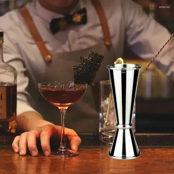 Produits de Bar Jigger Double S Cocktail, tasse à vin en acier inoxydable de conception japonaise pour Club de fête à domicile