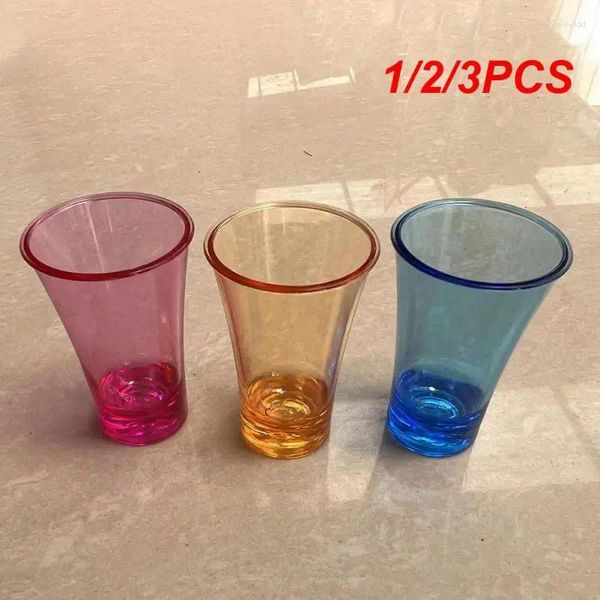 Outils de bar 1/2/3pcs / Set Couleur Plastique S Verre Bold Club Tumbler Liqueur Mariage Verres à vin Cocktail Pinte Bullet Vodka Cup 6 6x4 3x3