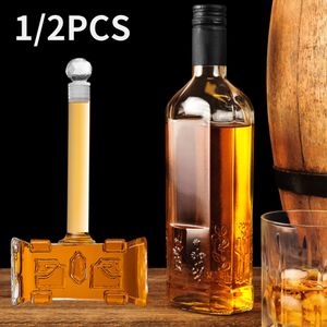 Bargereedschap 1/2 stuks 400 ml hamervormige rode wijn schenker beluchter baraccessoires champagne cognac wodka glazen karaffles voor pubfamilie 230831