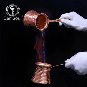 Bar Tools Bar Soul 330 ml Bleu Blazer Tasse Poignée En Acier Inoxydable Gobelet De Feu Spécial Cocktail Professionnel Barman Outils 231109