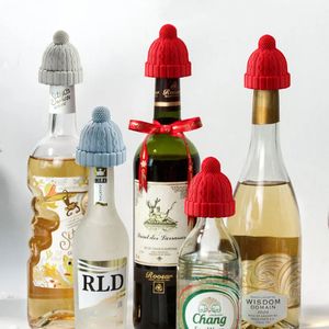 Bargereedschap Kersthoedvormige siliconen wijnflesstopper Cap Bier Champagne Plug Verzegeld Huis Decoratief 231023