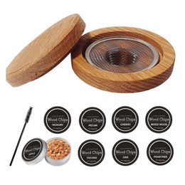 Bar Gereedschap Cocktail Roker Kit Whisky Houten Gerookte Houten Kap Voor Drankjes Keuken Accessoires Drop Levering Thuis Tuin Eetkamer Barw3072