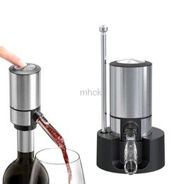 Herramientas de bar Aireador de vino eléctrico Dispensador Bar Accesorios para fiestas Acero inoxidable Decantador automático inteligente Vertedor Regalo del día de San Valentín 240322