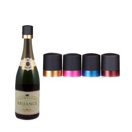 Bar Tools Fresh Kee Wine Stopper Sile Champagne Bottle Stoppers Fit Bar Wines Tool Red Blue Sliver Gold Color 4 8SW E1 Drop Delivery Dhwer Dhwer