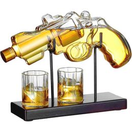 Bar Tools Gift For Homme Pères 9 onces Whisky Gun Decoration Gun Set With Grasses Papa Unique Dadons Créativité Créativité de sa fille et de son fils Bar 240426