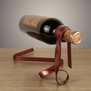 Barra de herramientas mágica flotante cinta de colores soporte para botella de vino estante soporte arte decoración cocina comedor bodega 230626