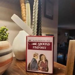 Outils de Bar, Vase de lecture, porte-crayons, livre Nancy Drew, couverture parodique, Pot de fleur, stylo, décoration artisanale en résine, 231101