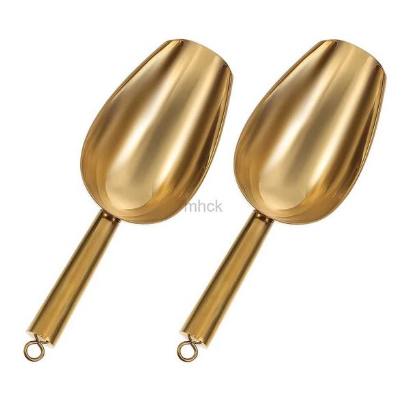 Outils de bar Scoop Scoops de glace Farine Pelle alimentaire Popcorn Cuisine Cube Pet Bar Crème Congélateur sec Café Riz Bean Bidons Thé 240322