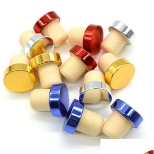 Bar Tools TSHAPE Wijngereedschap Stopper Sile Plug Cork Bottle Stoppers Rode flessen Afdichtingsdop kurken voor bier F0623x02 Drop levering Home Dh3SR