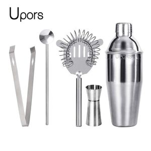 Bar Outils UPORS 550ML 750ML Cocktail Shaker Mélangeur En Acier Inoxydable Vin Martini Boston Pour Tendre Boisson Partie l230508