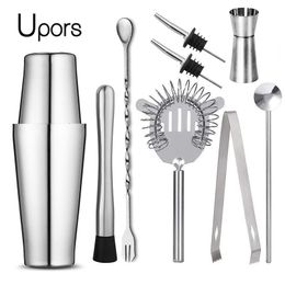 Outils de bar Upors Boston Shaker Professional en acier inoxydable Barmander Wine Cup Cocktail Mixer Martini Cocktail Shaker Bar Bar 230625