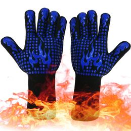 Gants anti-étalage barbecue gants de bbq résistant aux gants gants gants de cuisine gants antidérapants ignifuges pour cuisiner la cuisson 12 styles