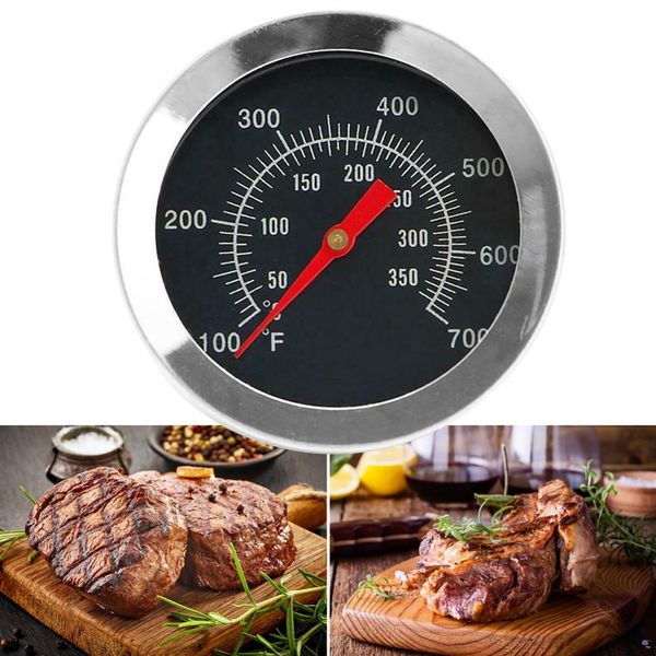 Thermomètre de barbecue 50-350 Celsius Acier inoxydable BBQ Smoker Grill Température
