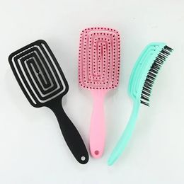 Accessoires de coiffure peigne à cheveux Bristle Nylon Brosse de cheveux humide Curly Détrangler la brosse à cheveux Brosse de coiffure pour femmes Accessoires de cheveux