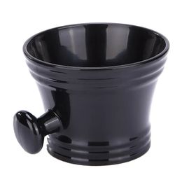 Barber Cleaning Soup Cup for Razor Man's Plastic Shaving Bowl with Handle Soap Mug Bowl Professional for Home Salon