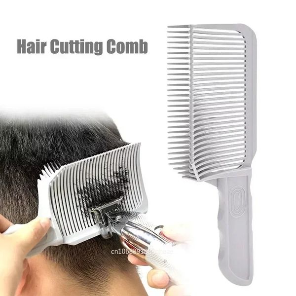 Barber Fade Peigt Tool à coiffure professionnelle pour les cheveux Graduels Mélanger la brosse résistante à la chaleur pour les styles effilés pour hommes