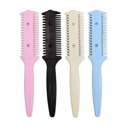 Barbier cheveux rasoir peigne ciseaux outils frange brosse coiffure tondeuses cheveux rasage lames coupe amincissement beauté style