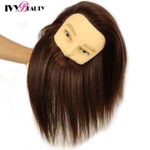 Barber Male Mannequin Training Head with Beard Synthetic Hair, coiffeur Manikin Dolls Training Head for Hair Styling Practice