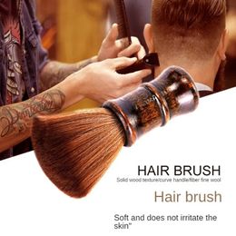 Cepillo de barbería Cepillo de espuma antiguo de madera Cepillo de espuma de jabón de afeitar 240228