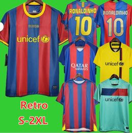 Camisetas de fútbol retro de Barcelona 2005 2006 2007 2008 2009 2010 2011 2012 2013 camiseta de fútbol vintage RONALDINHO XAVI A.INIESTA 03 04 05 06 07 08 09 10 11 12 13 14 15 16 17 FIGO
