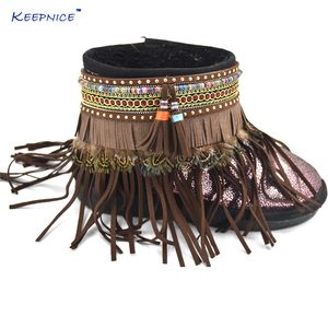 Sandalias descalzos Boho Anklet Hippie Style Anklet Bracelets Gypsy Barefoot Tornozeleira Pulseras Tobilleras Tasel Anklet 240419