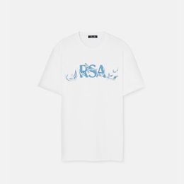 Barocco Silhouette Logo T-Shirt EN COTON avec Impression T-shirts Pour Hommes T-shirts À Manches Courtes D'été Hip Hop Hauts Tés Streetwear | 55190