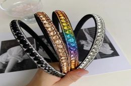 Baroque Rhingestone Bandband Fashion Hair Accessories Femmes Full Diamond Crystal Boughts Boutique Hair Clain Hoop Headswear New9695282