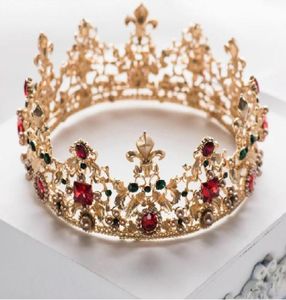 Baroque Wedding Bridal Queen Crowns Luxury Sparkle Pageant Rimestones Bijoux Tiaras Accessoires Femmes Femmes Shiny Band Fash9896798