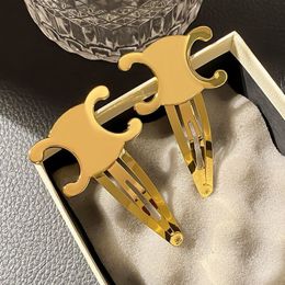 Barrettes clips Barrettes diseñador de oro